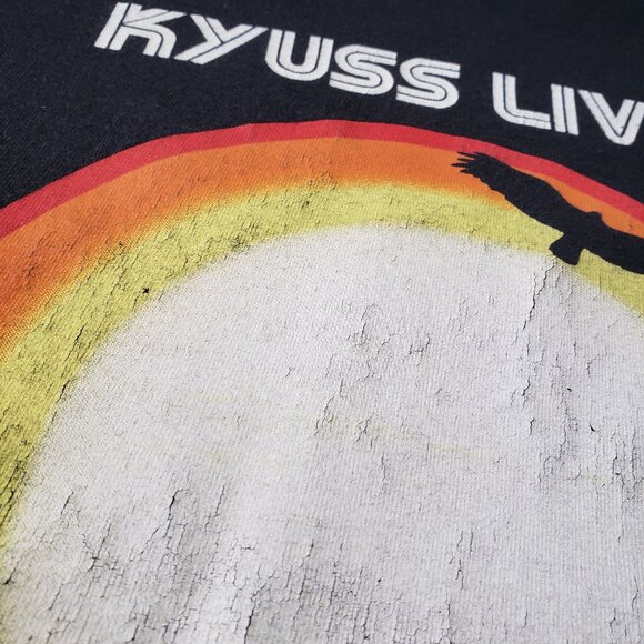 2010/2011 Kyuss Lives Tour Concert Shirt L Sun Bird Black ALSTYLE Tag - Picture 3 of 6